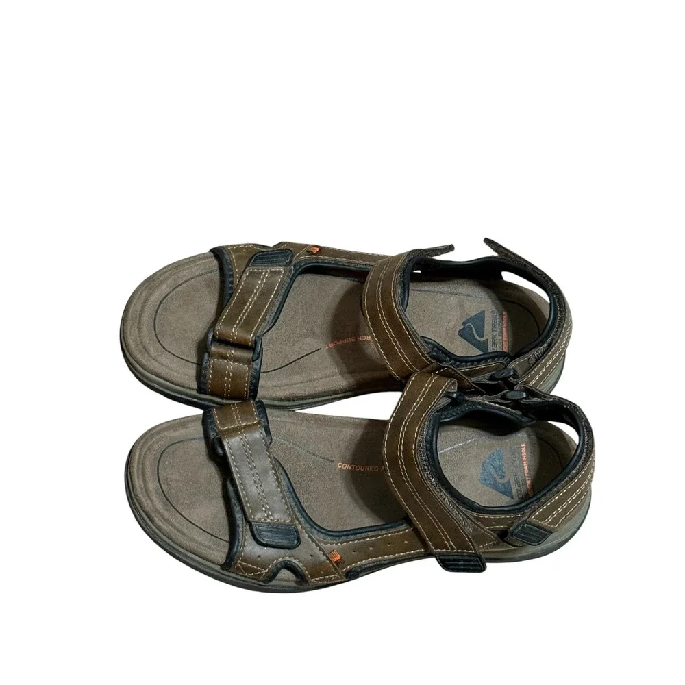 Ozark Trail Mens River Sport Hiking Sandals Memory Foam Adjustable Straps Sz-9